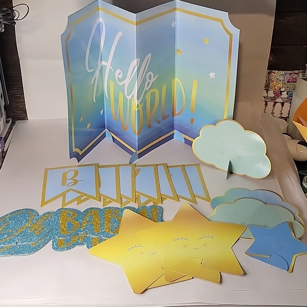 Baby Boy Party Decor